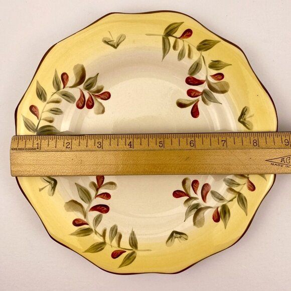 Better Homes & Gardens Tuscan Retreat 8.75 inch salad/side plates, set of 3 - Picture 6 of 7
